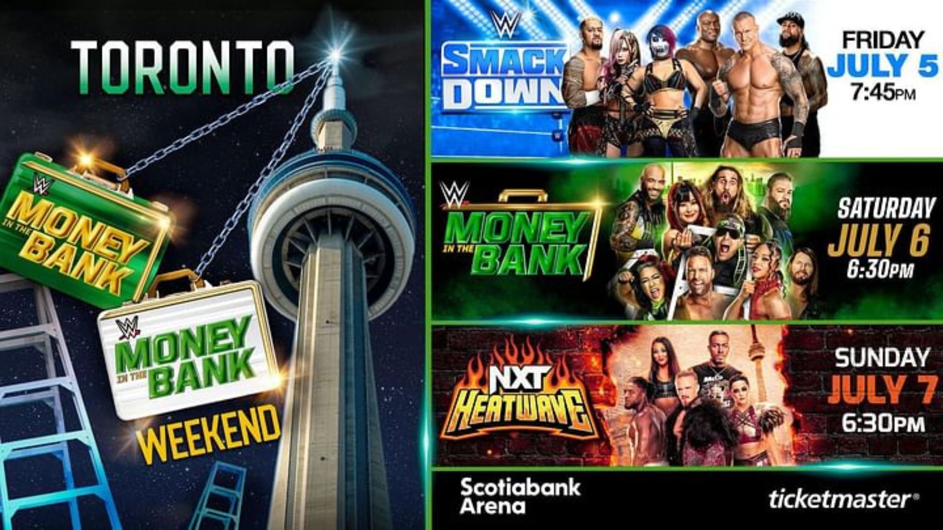 WWE के Money In The Bank वीकेंड का शेड्यूल आया सामने