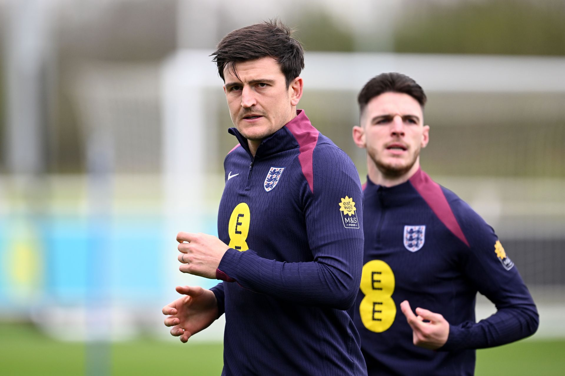 Harry Maguire (left)&#039;s future remains up in the air.