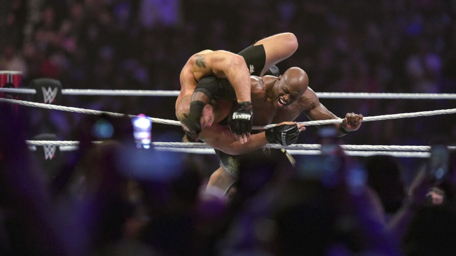 It was Bobby Lashley who ended up eliminating Brock Lesnar [Image Source: WWE.com]