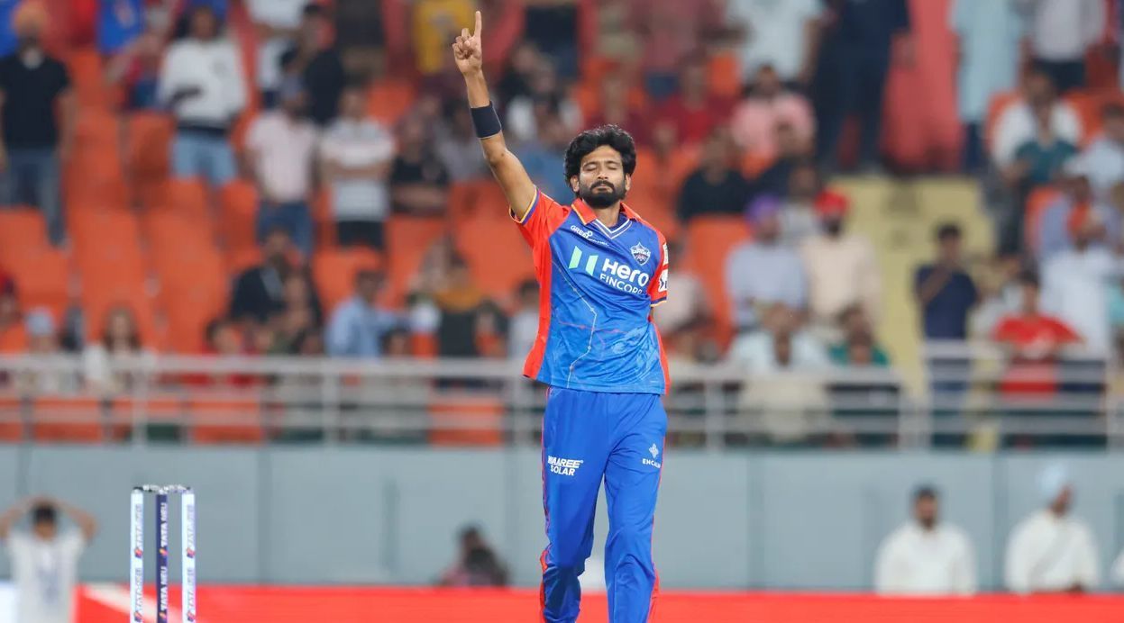 Khaleel Ahmed celebrating a wicket (Image Courtesy: www.iplt20.com)