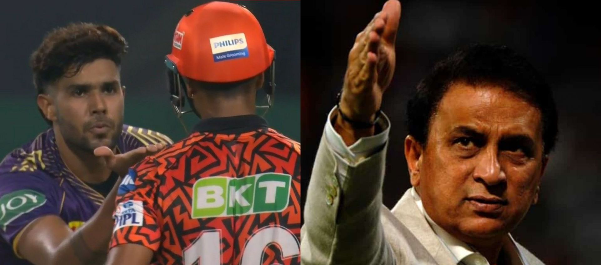 Former Indian captain Sunil Gavaskar has lashed out at Kolkata Knight Riders pacer Harshit Rana for his angry send-off to Sunrisers Hyderabad batter Mayank Agarwal