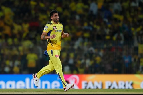 Deepak Chahar for the Chennai Super Kings