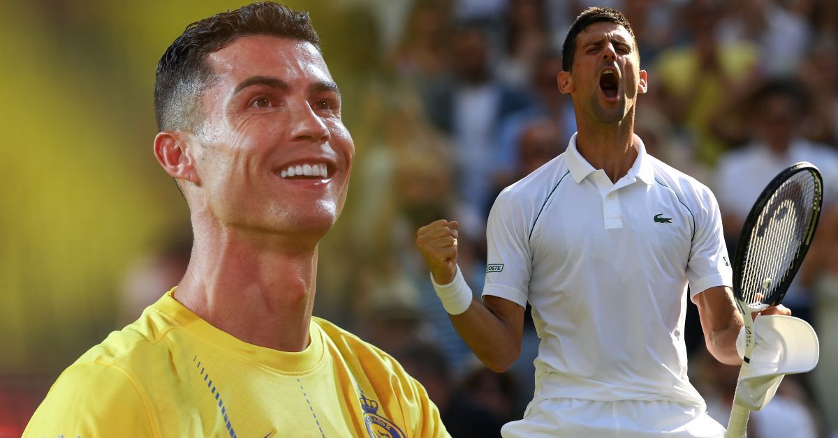 Nobvak Djokovic performs like Cristiano Ronaldo and Chelsea legend Didier Drogba