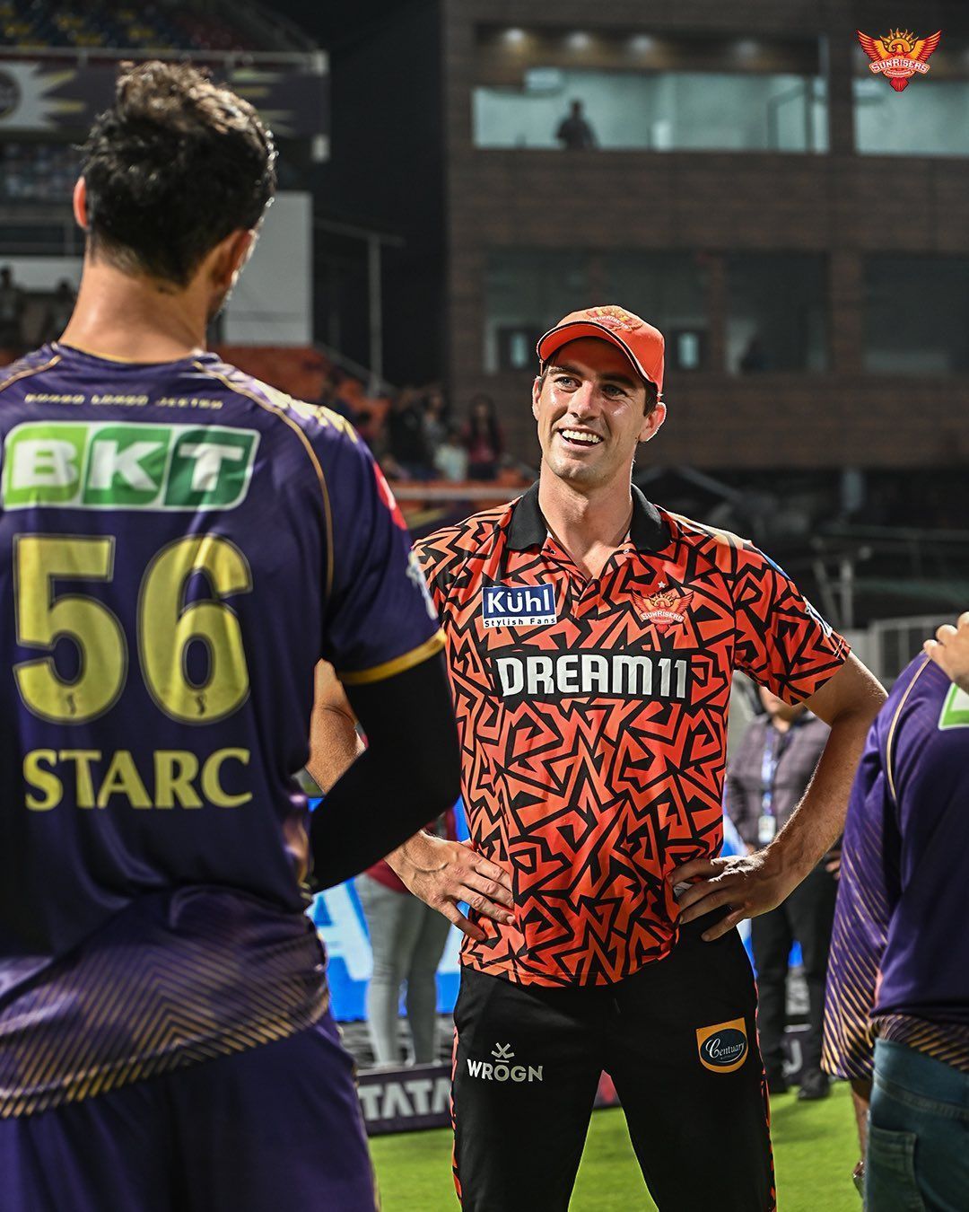 SRH skipper Pat Cummins read the conditions wrong at the Eden. [SRH]