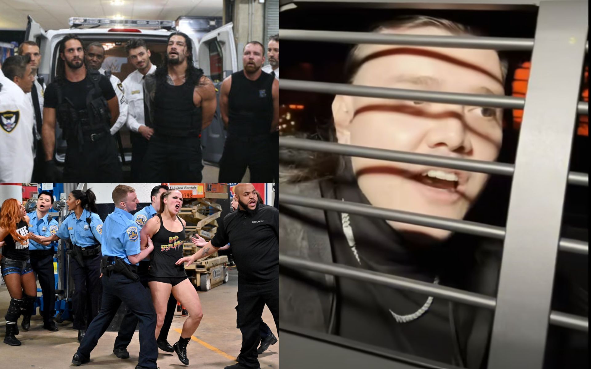 WWE television witnessed some major stars being arrested (Image: WWE) 