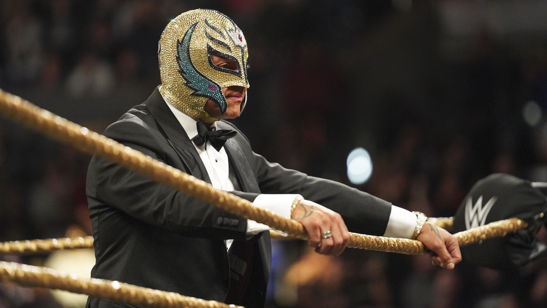 Rey Mysterio at the Hall of Fame