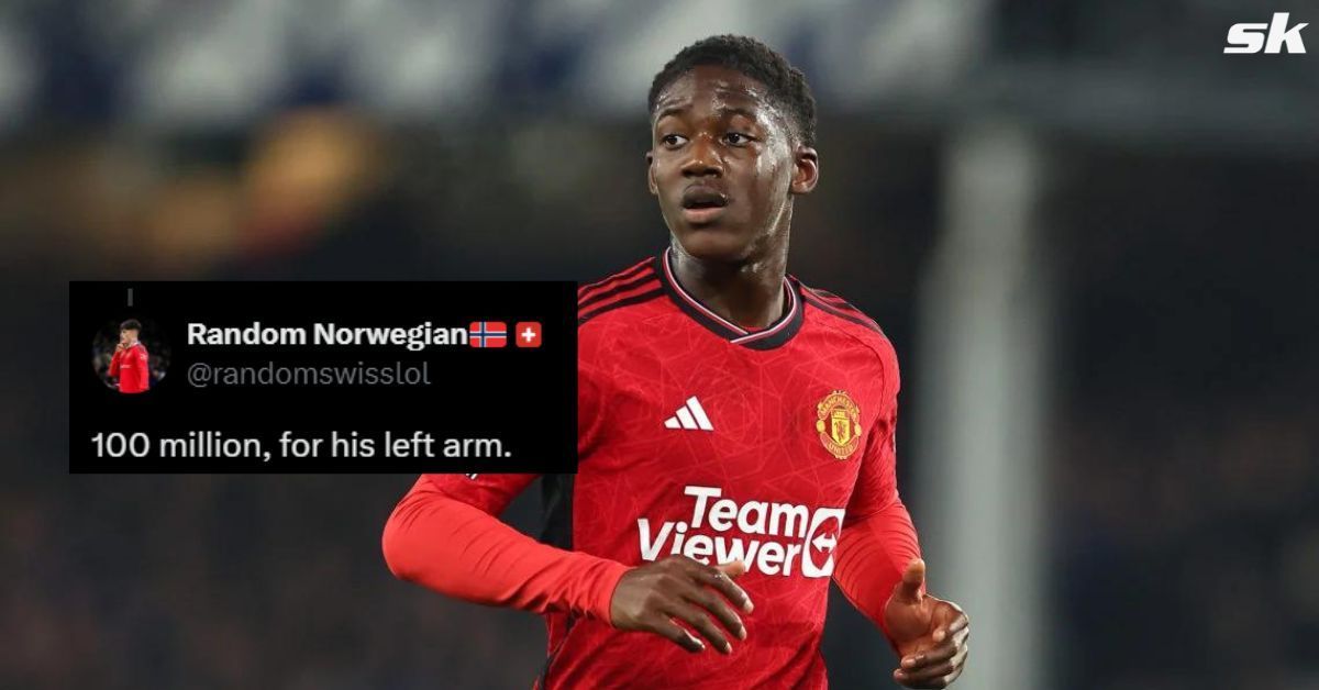 Manchester United fans react as report suggests European club want to sign Kobbie Mainoo.