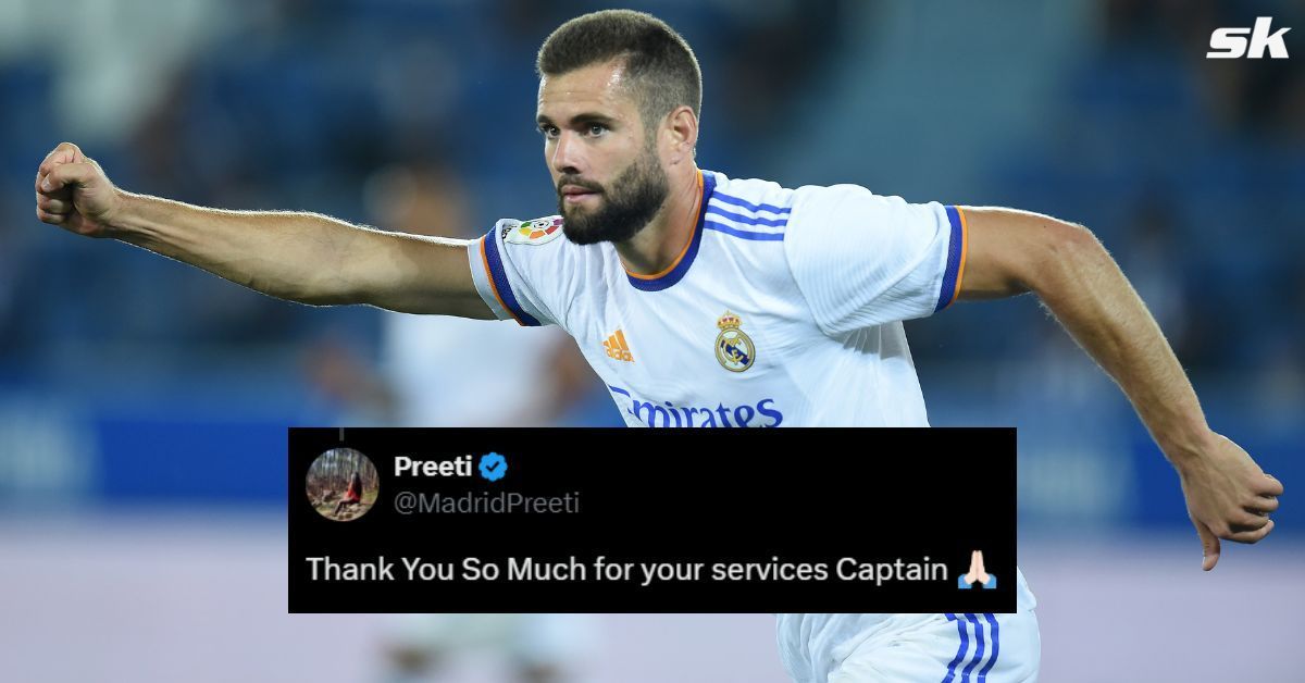 Real Madrid fans reacted on social media as rumours of club captain Nacho Fernandez announcing his departure from the club swirled