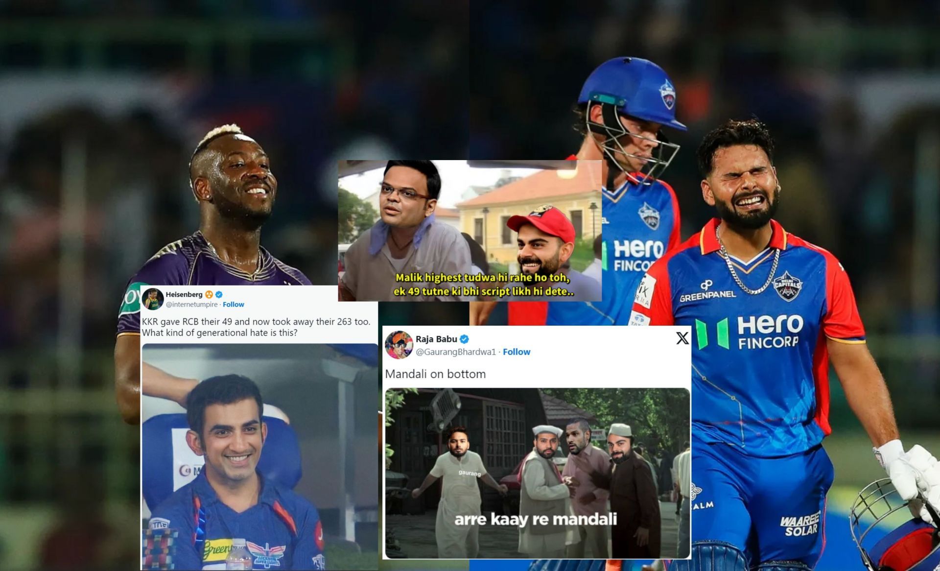 Top 10 funny memes from the latest IPL match.