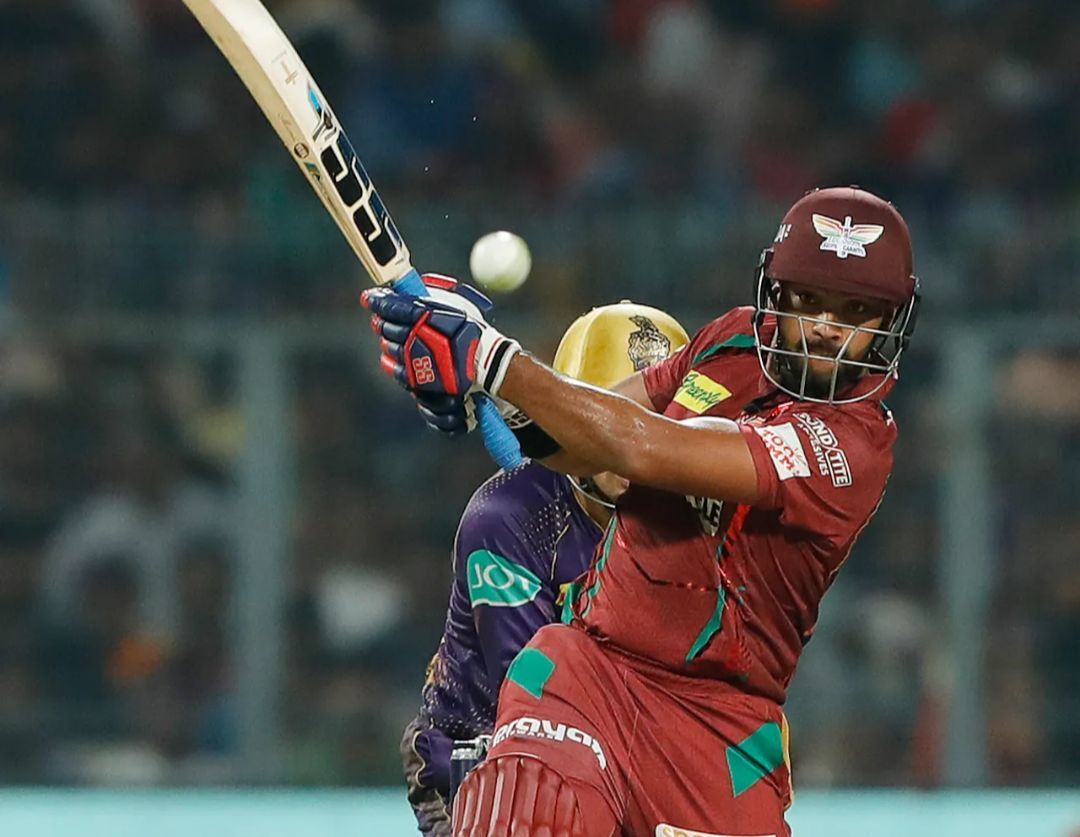 Nicholas Pooran vs Kolkata Knight Riders last season