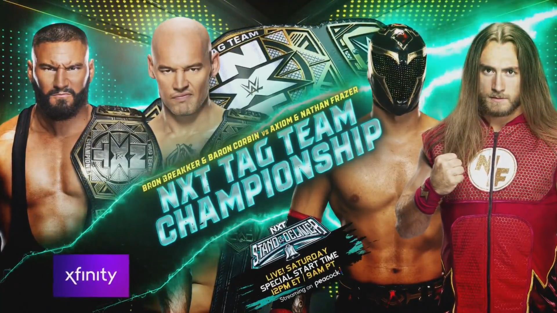 Styles collide in the NXT Tag title match at Stand & Deliver.