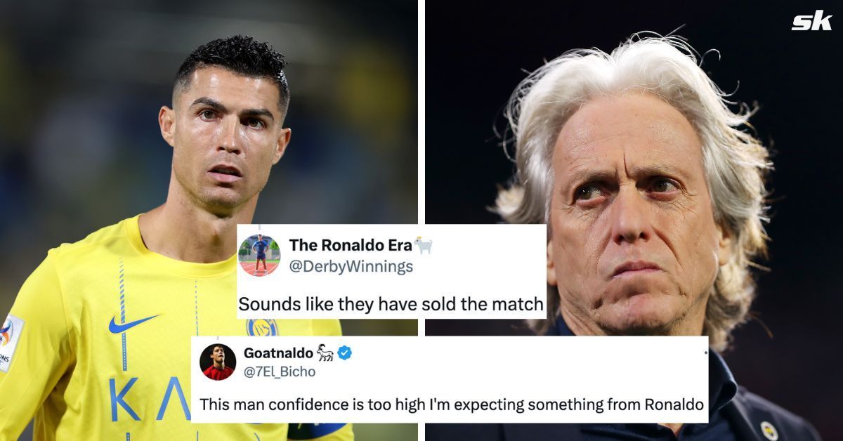 Fans react to Al-Hilal boss Jorge Jesus&rsquo; comments before facing Cristiano Ronaldo and Al-Nassr.