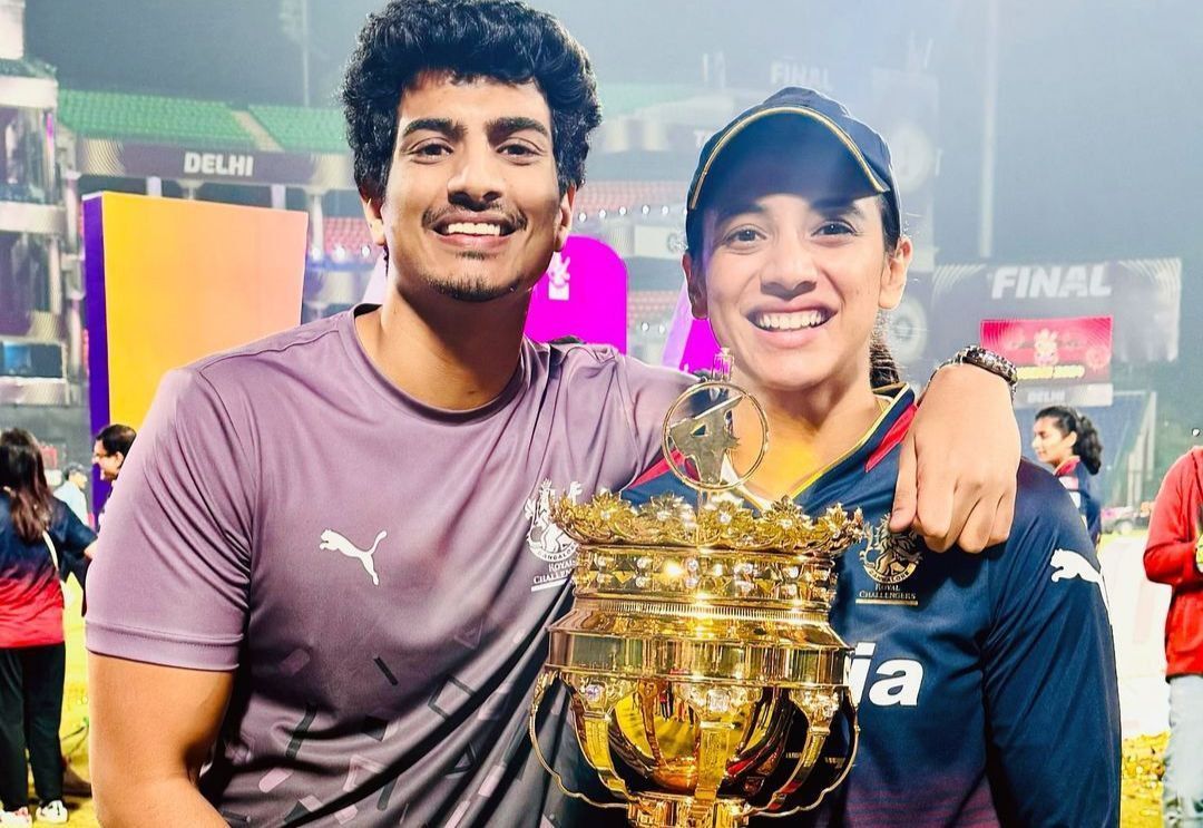 Smriti Mandhana with Palash Muchhal