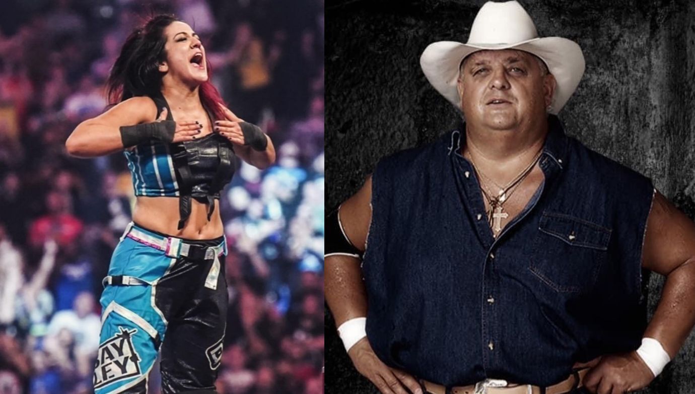 Bayley(left) and Dusty Rhodes(right)