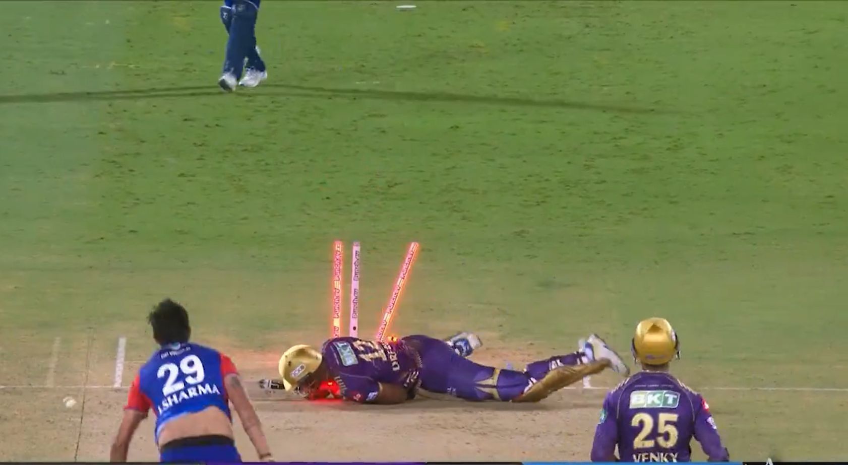 इशांत शर्मा की जबरदस्त यॉर्कर (Photo Credit - IPL Screenshot)