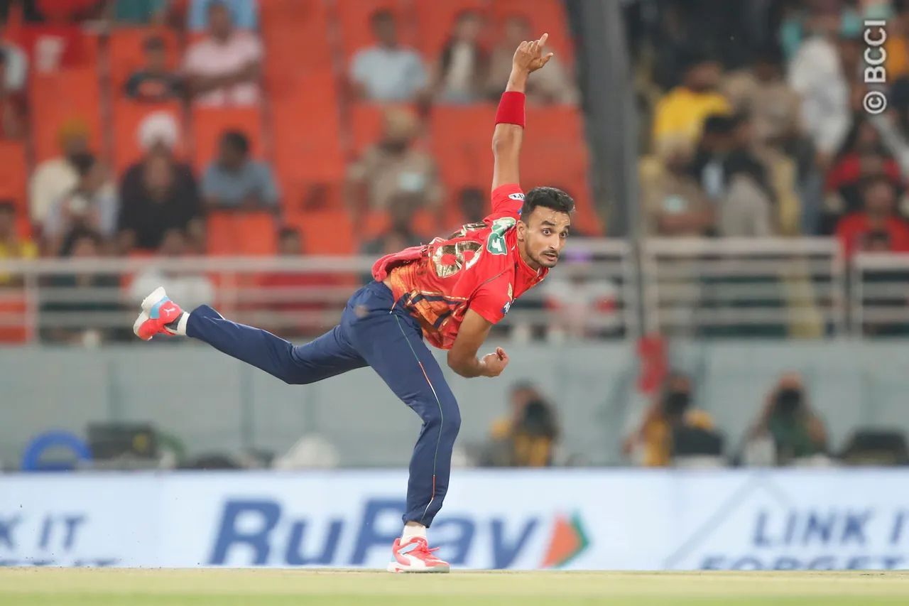 Harshal Patel in action this season. [IPL]