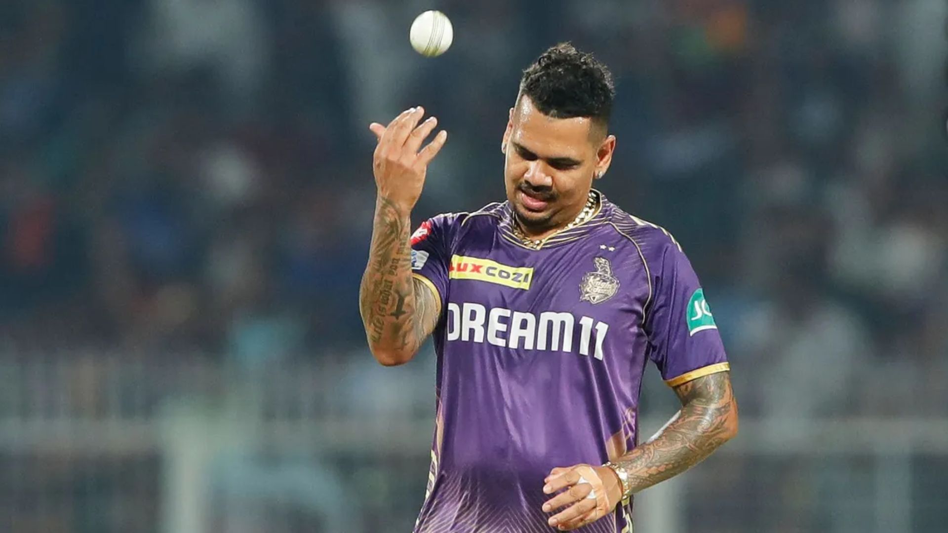 Sunil Narine of KKR (Credits: IPL)