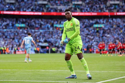 Manchester United goalkeeper Andre Onana