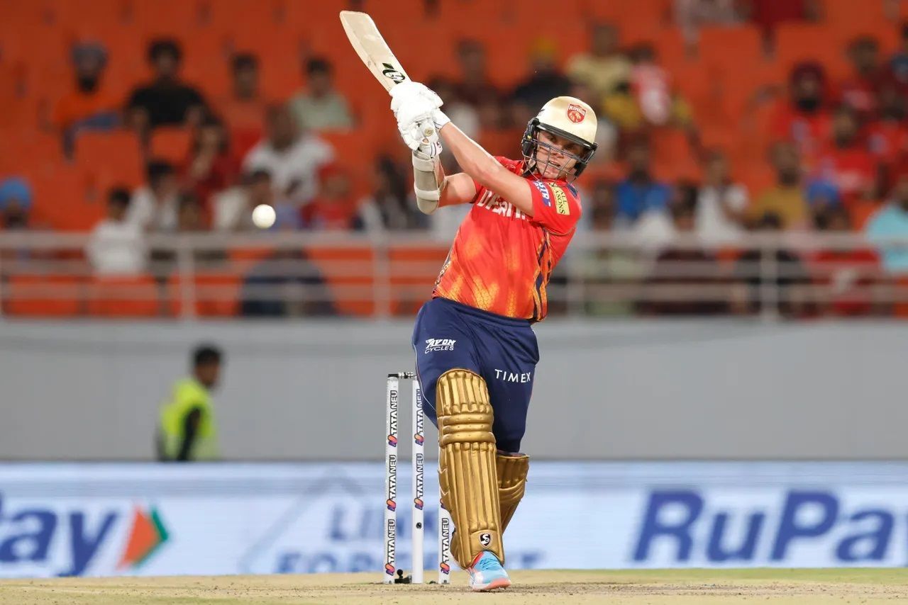 Sam Curran has opened for the Punjab Kings in Shikhar Dhawan