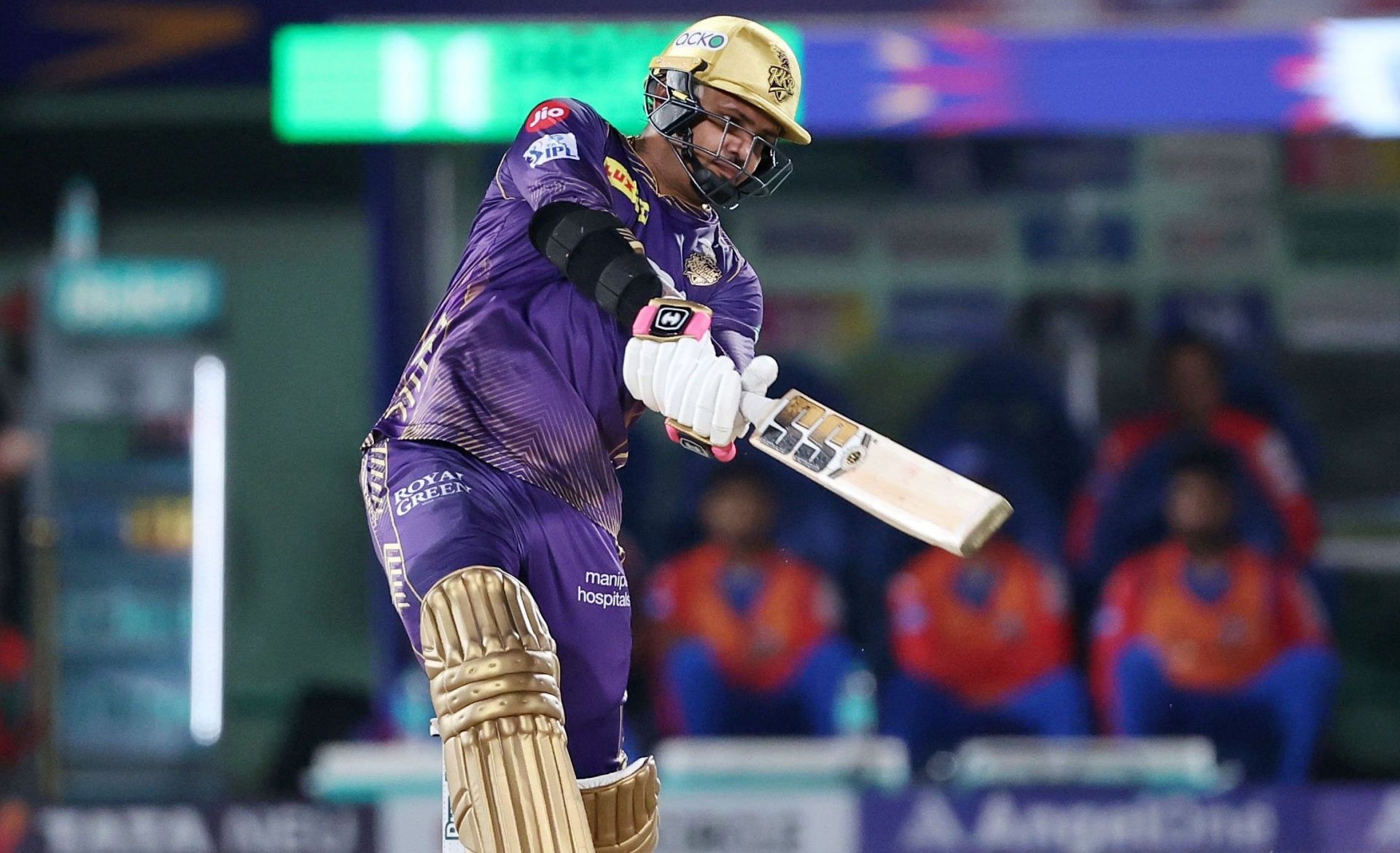 Sunil Narine registered his highest score with the bat in DC vs KKR IPL 2024 clash (Image: @IPL on X)