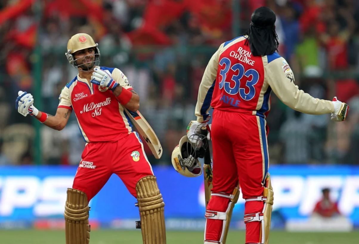 विराट कोहली और क्रिस गेल (photo: IPL)