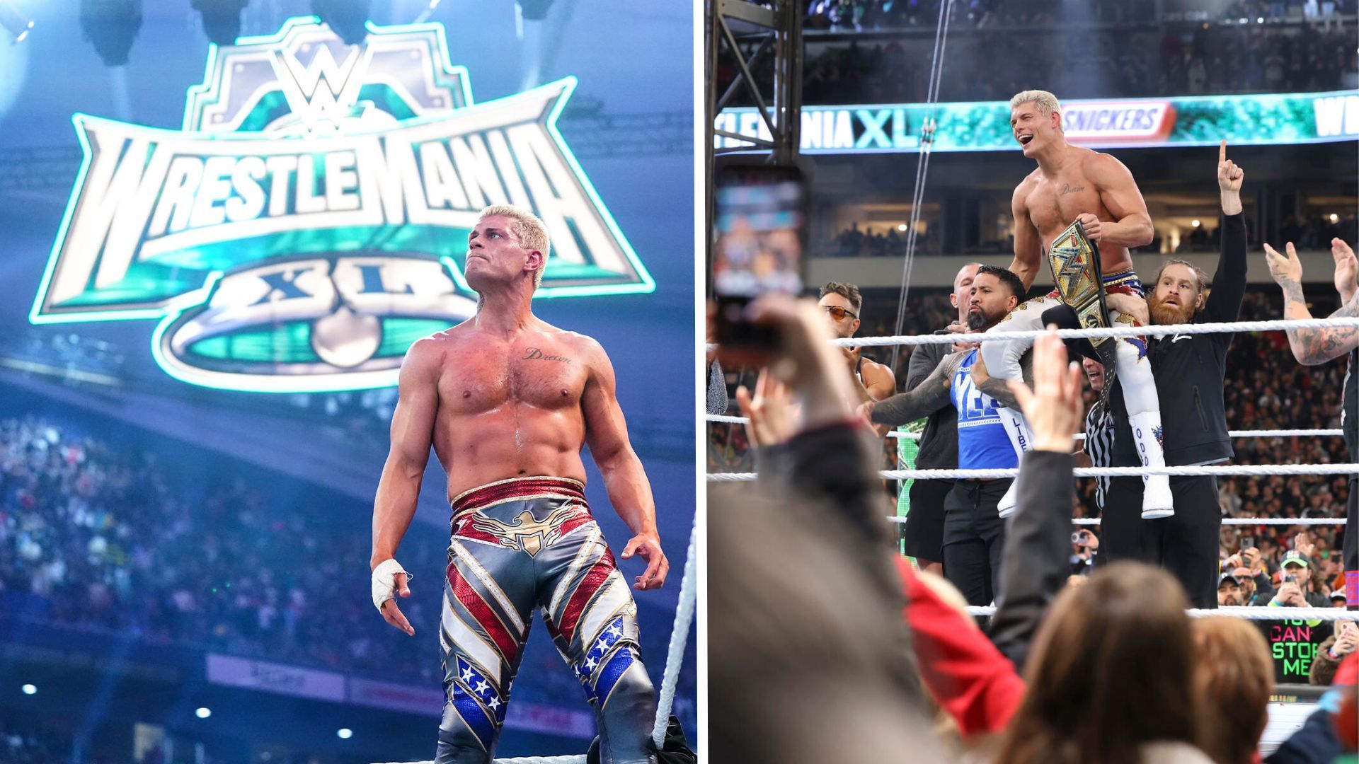 Cody Rhodes defeated Roman Reigns at WrestleMania XL