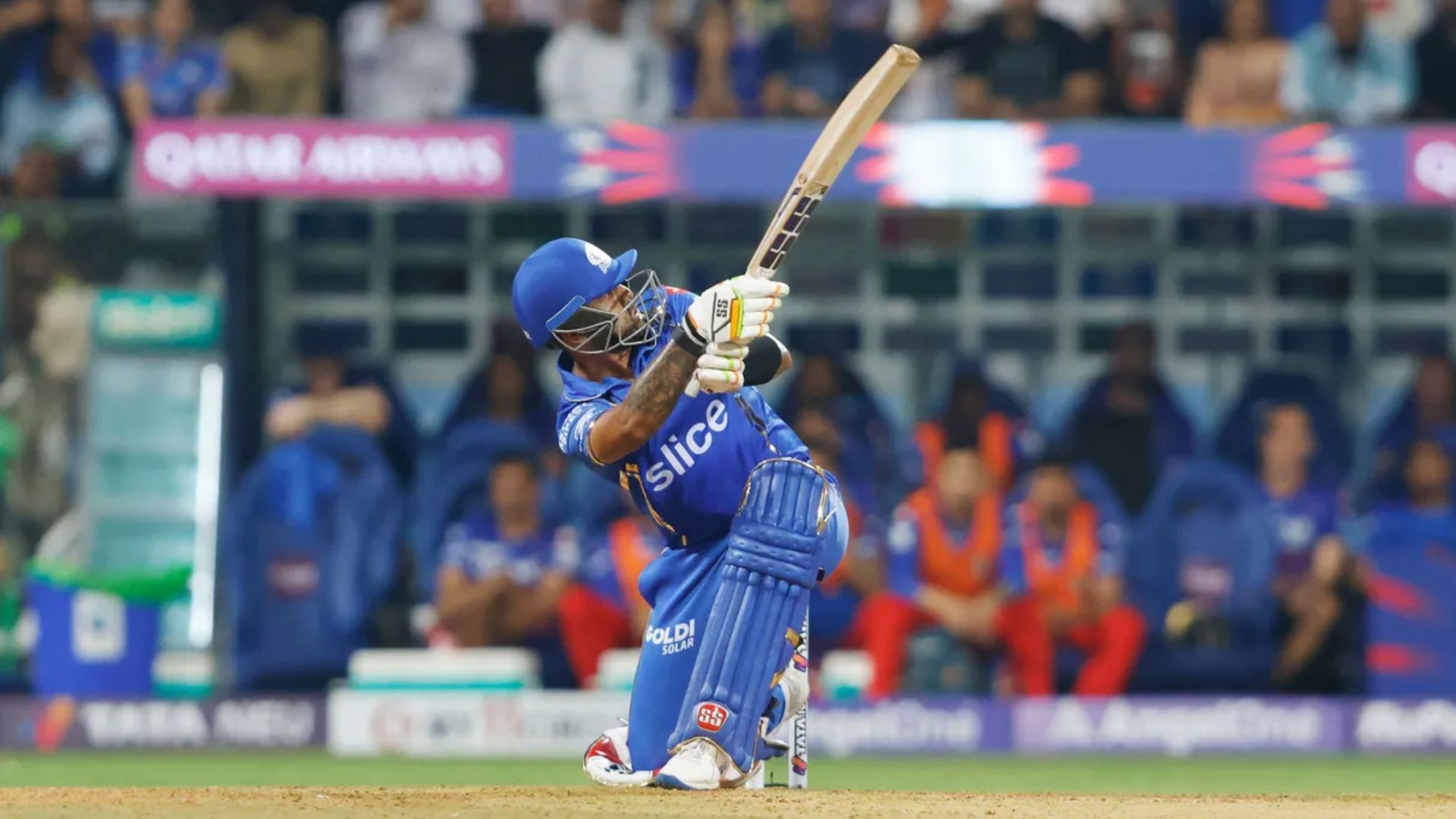 Suryakumar Yadav of MI in action