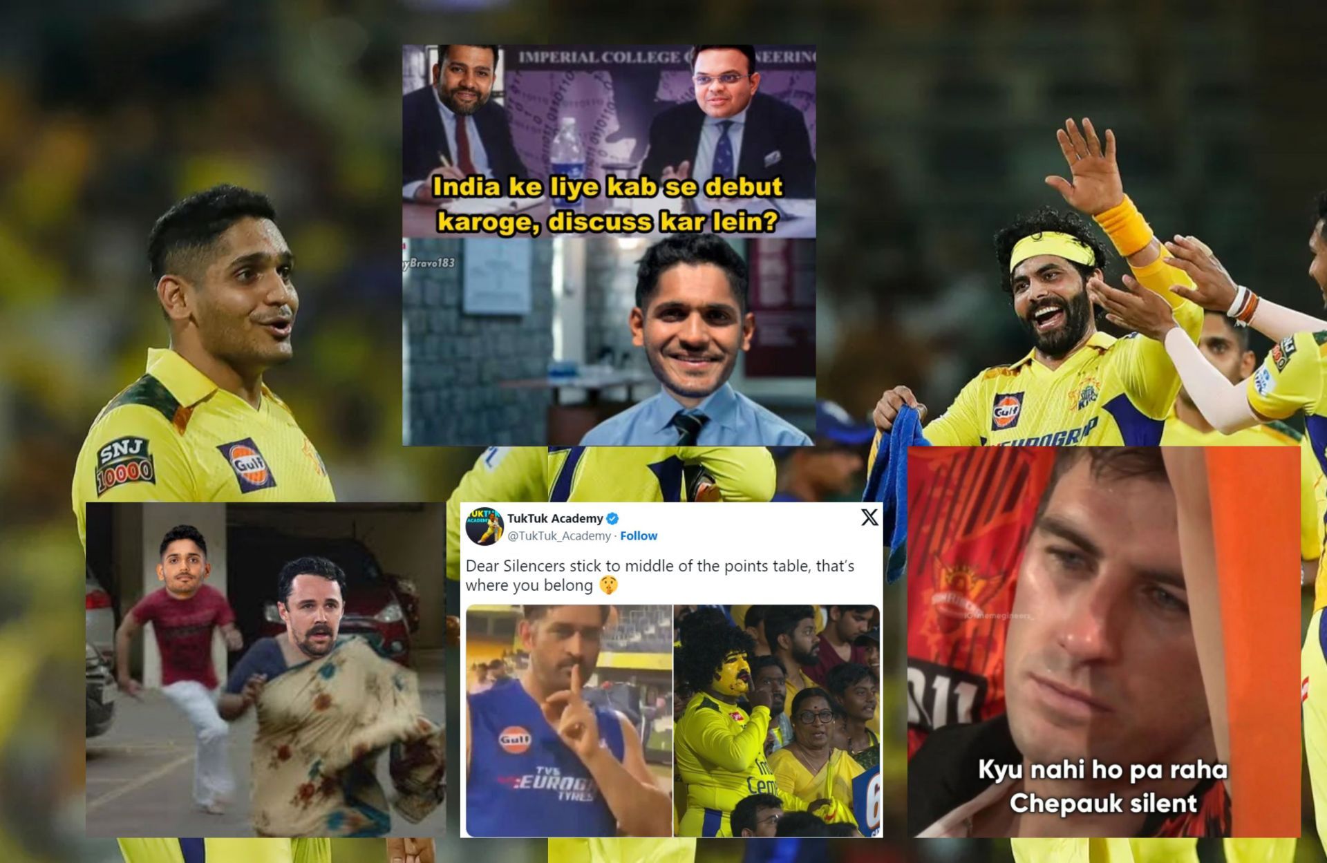 Top 10 funny memes from the latest IPL match.