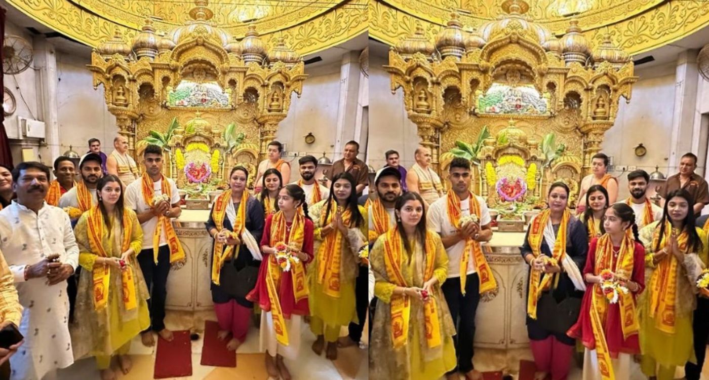 चेन्नई सुपर किंग्स के कुछ खिलाड़ियों ने किये सिद्धि विनायक के दर्शन (Photos: Instagram)