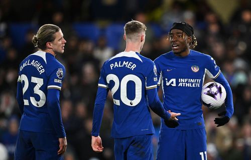 Noni Madueke demanded to take Cole Palmer's penalty against Everton.