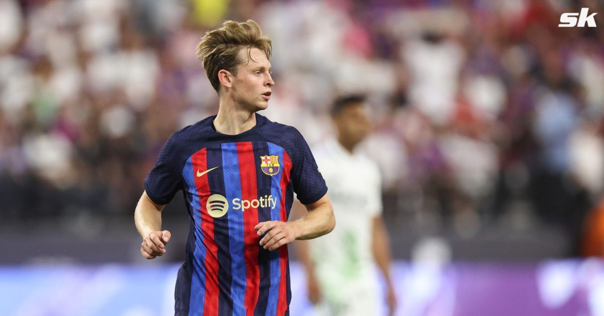 Barcelona midfielder Frenkie de Jong. 