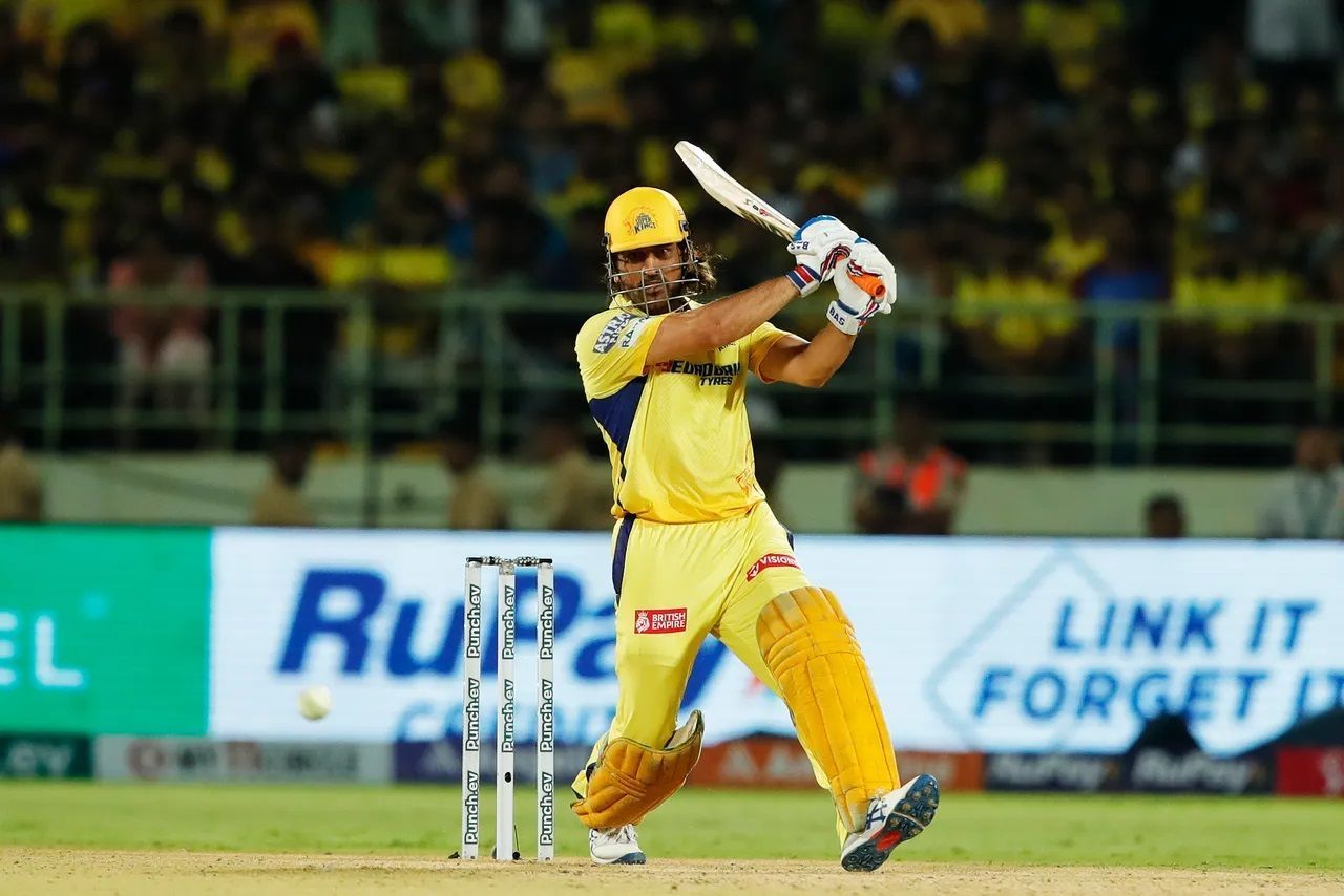 MS Dhoni played a blazing knock during CSK