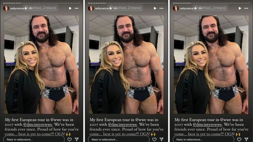 Natalya sends message to McIntyre on Instagram.