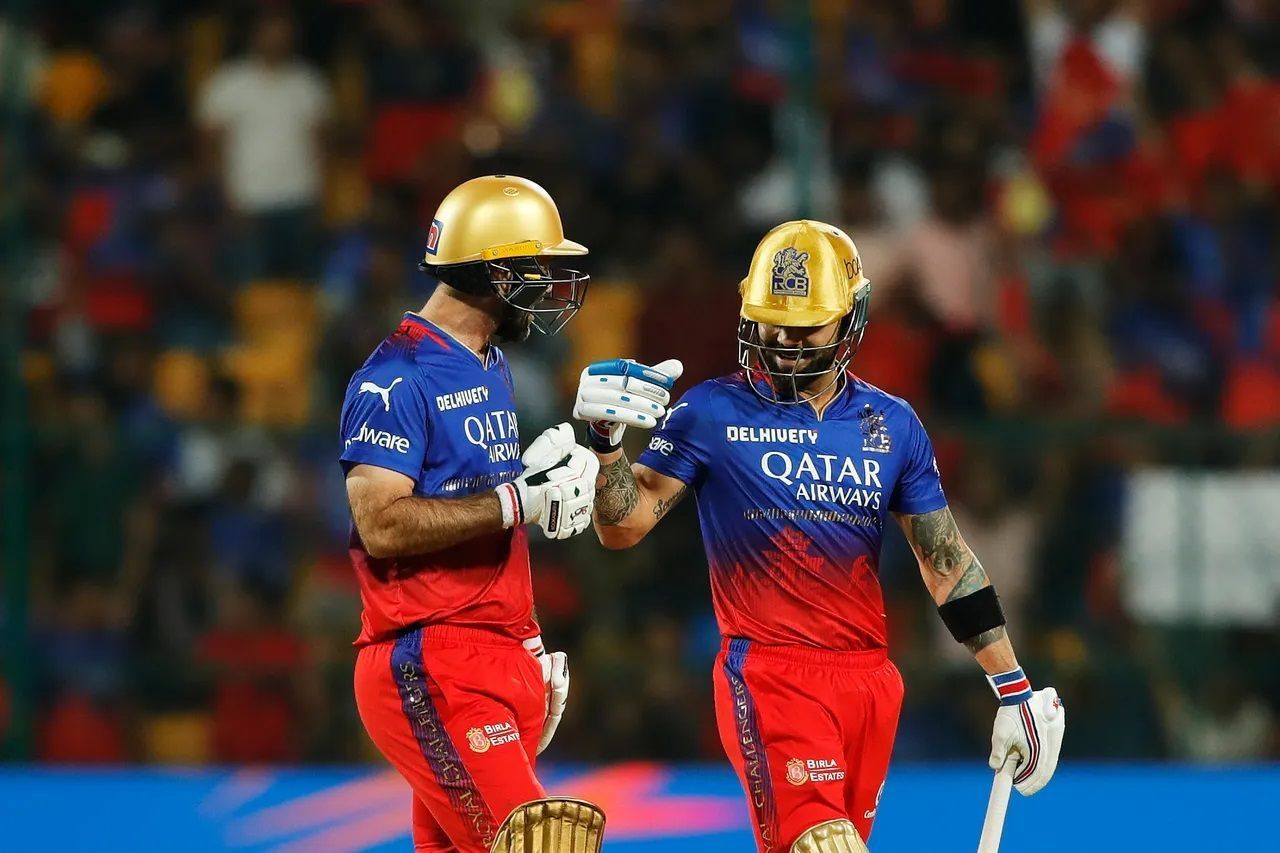 RCB rely a lot on Virat Kohli (right) and Glenn Maxwell with the bat. [P/C: iplt20.com]