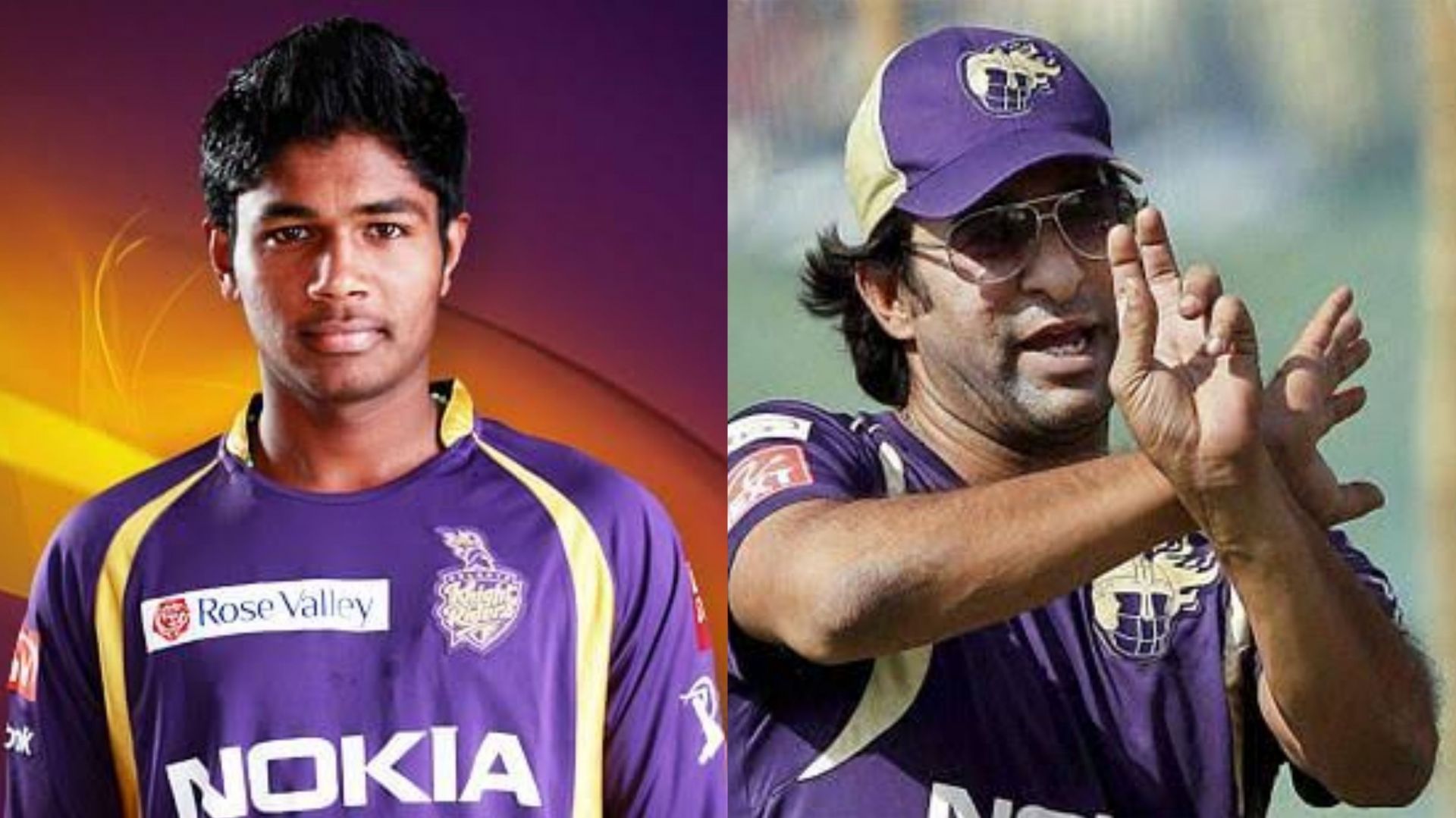 Wasim Akram dismissed Sanju Samson in the nets