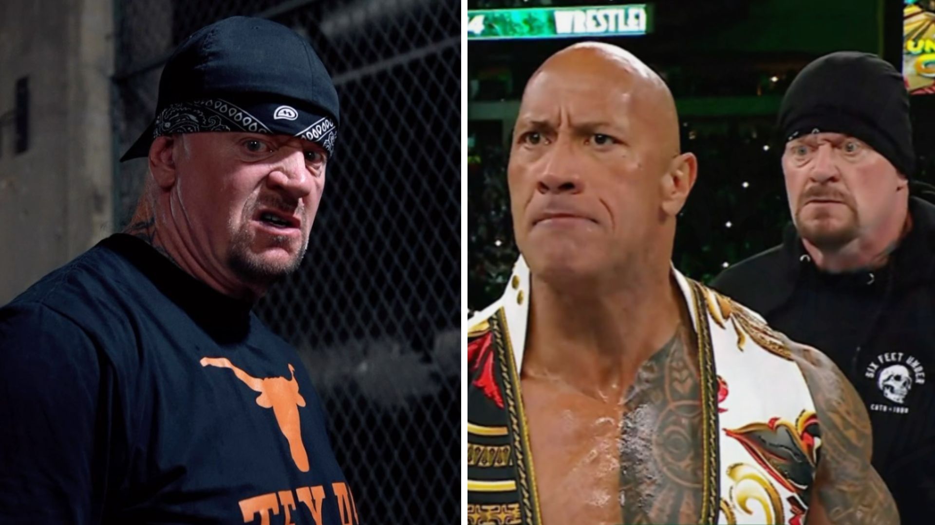 WWE: The Undertaker takes a subtle shot at The Rock after attacking him ...