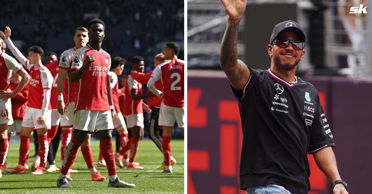 Arsenal fan Lewis Hamilton thrilled by Gunners&rsquo; title charge.