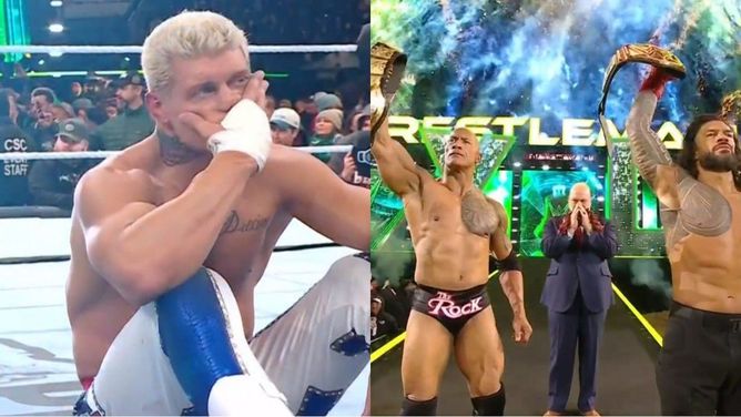 WWE WrestleMania XL: 4 बड़े कारण क्यों Roman Reigns और The Rock को Seth Rollins और Cody Rhodes के खिलाफ धमाकेदार जीत मिली