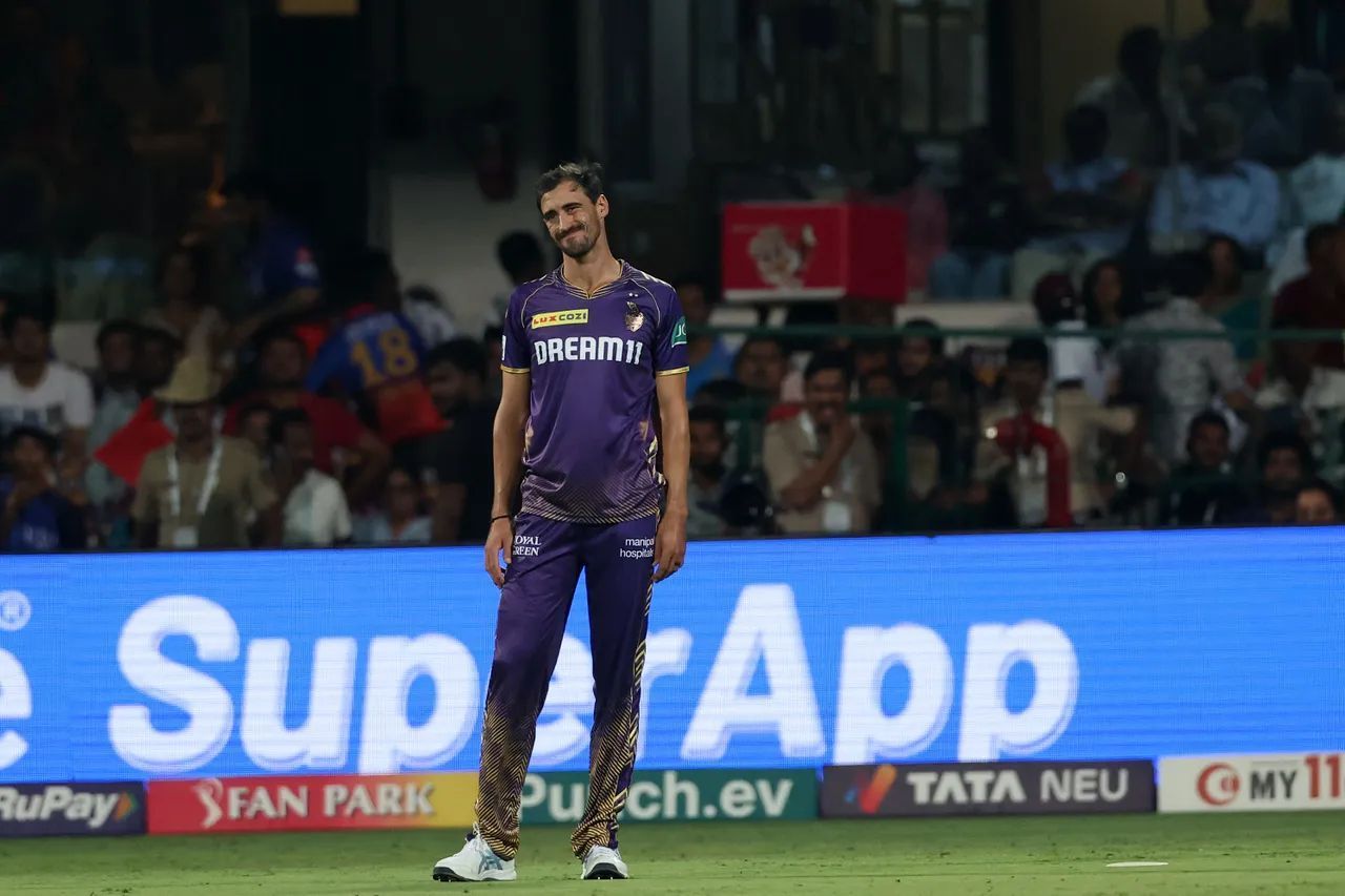 Mitchell Starc of KKR (Credits: IPL)