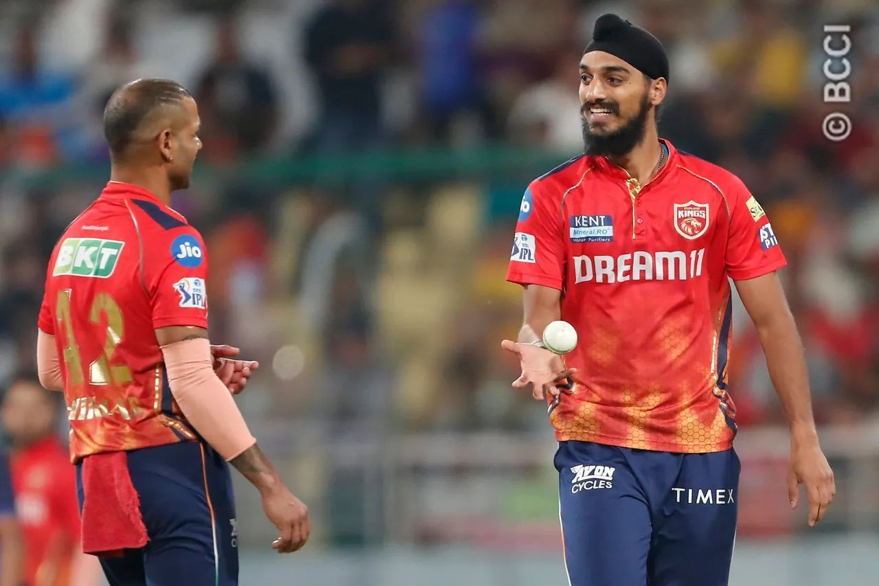 Arshdeep Singh (R) took four wickets in PBKS