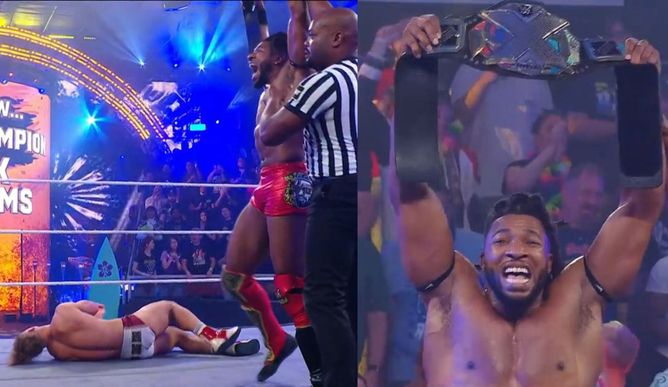 WWE में 29 साल के Superstar ने रचा इतिहास और खतरनाक चैंपियन के टाइटल रन को किया खत्म, धमाकेदार जीत के बाद Triple से मिली शाबाशी