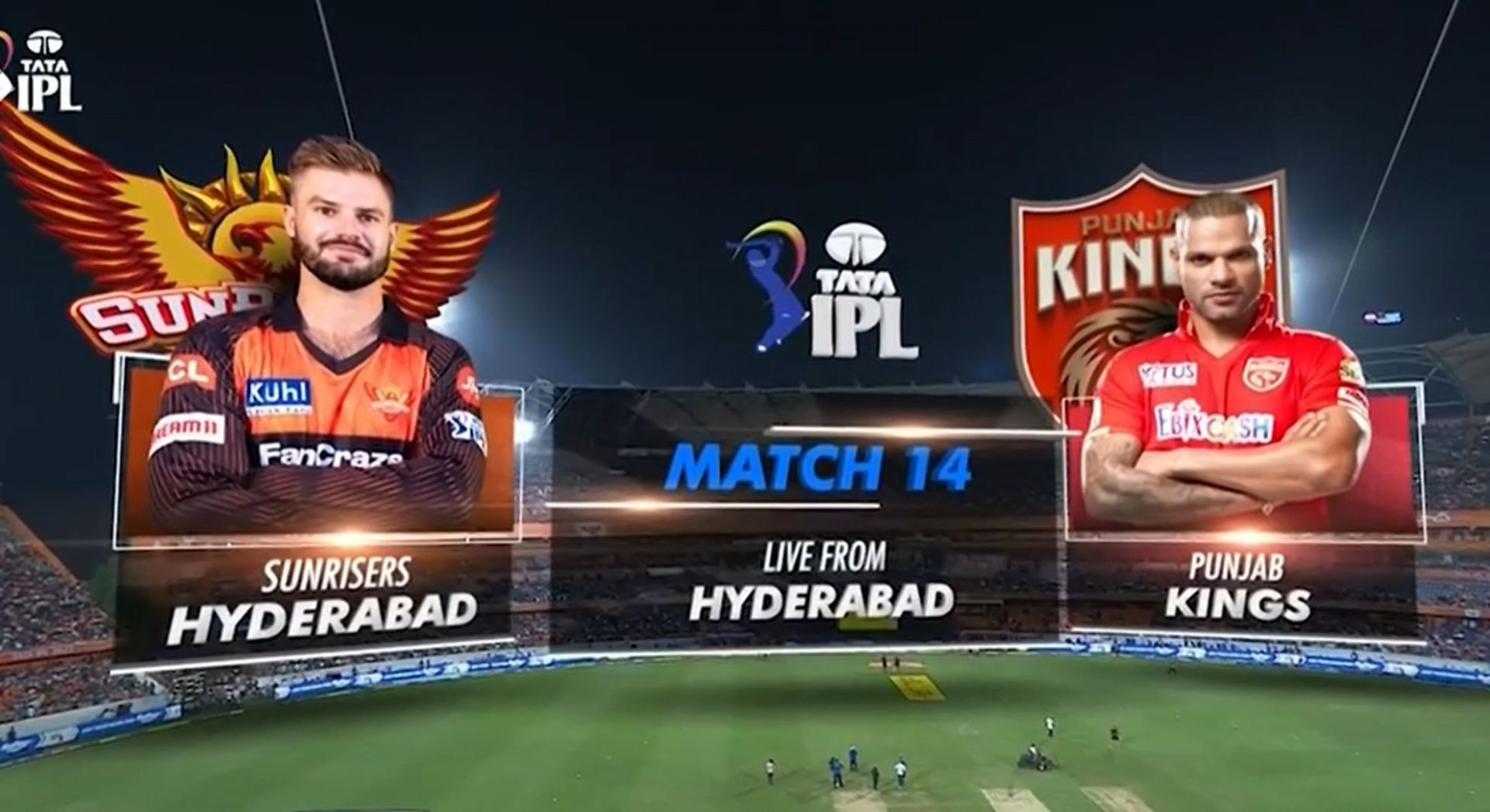 Punjab Kings vs Sunrisers Hyderabad Scorecard, Highlights and Results