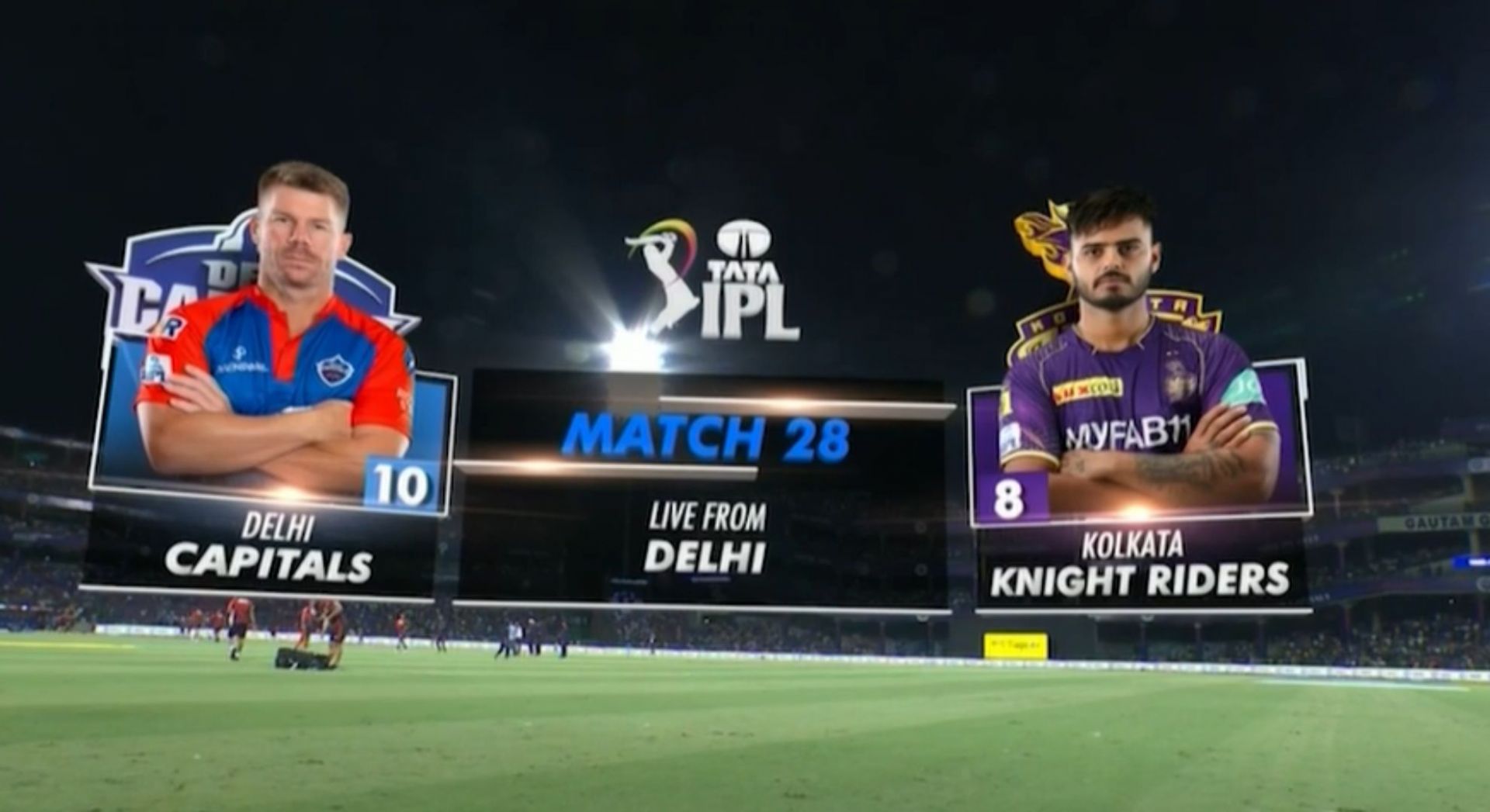 Delhi Capitals vs Kolkata Knight Riders Scorecard, Highlights and