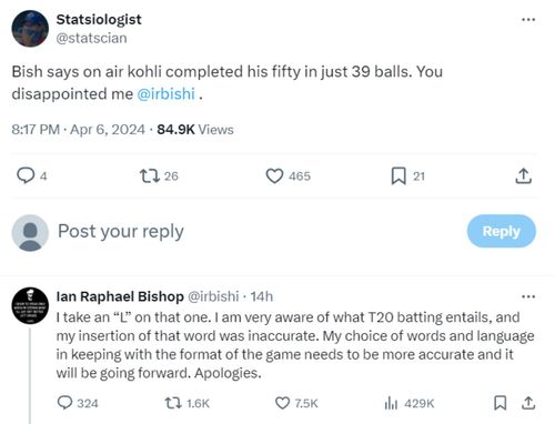 Ian Bishop won hearts with his response.