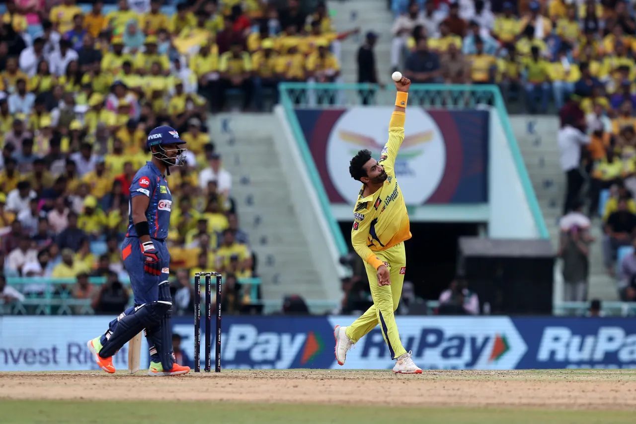 Can Ravindra Jadeja help CSK beat LSG? (Image: IPLT20.com)
