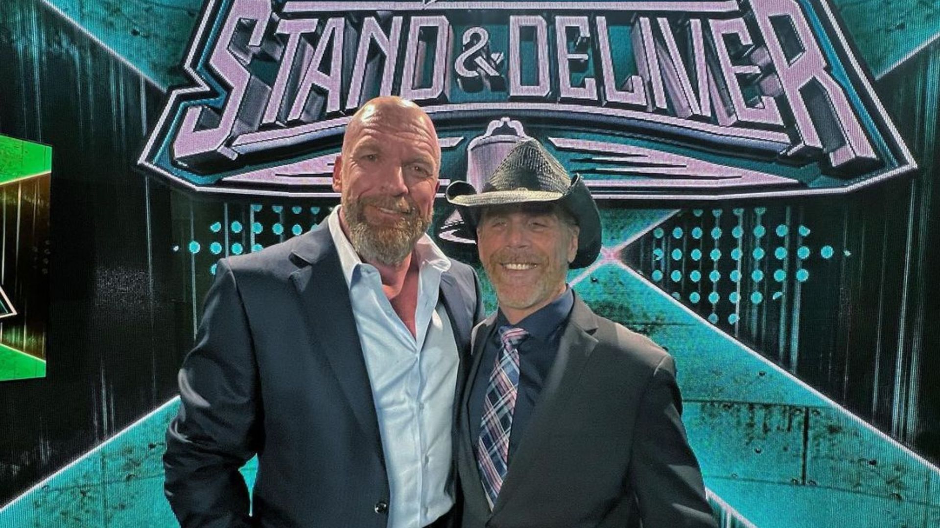 WWE CCO Triple H and NXT creative Shawn Michaels (Credit: WWE