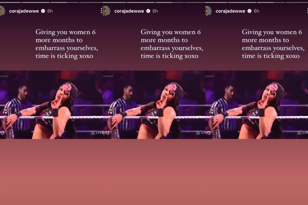 Cora Jade takes a shot at the women&#039;s division