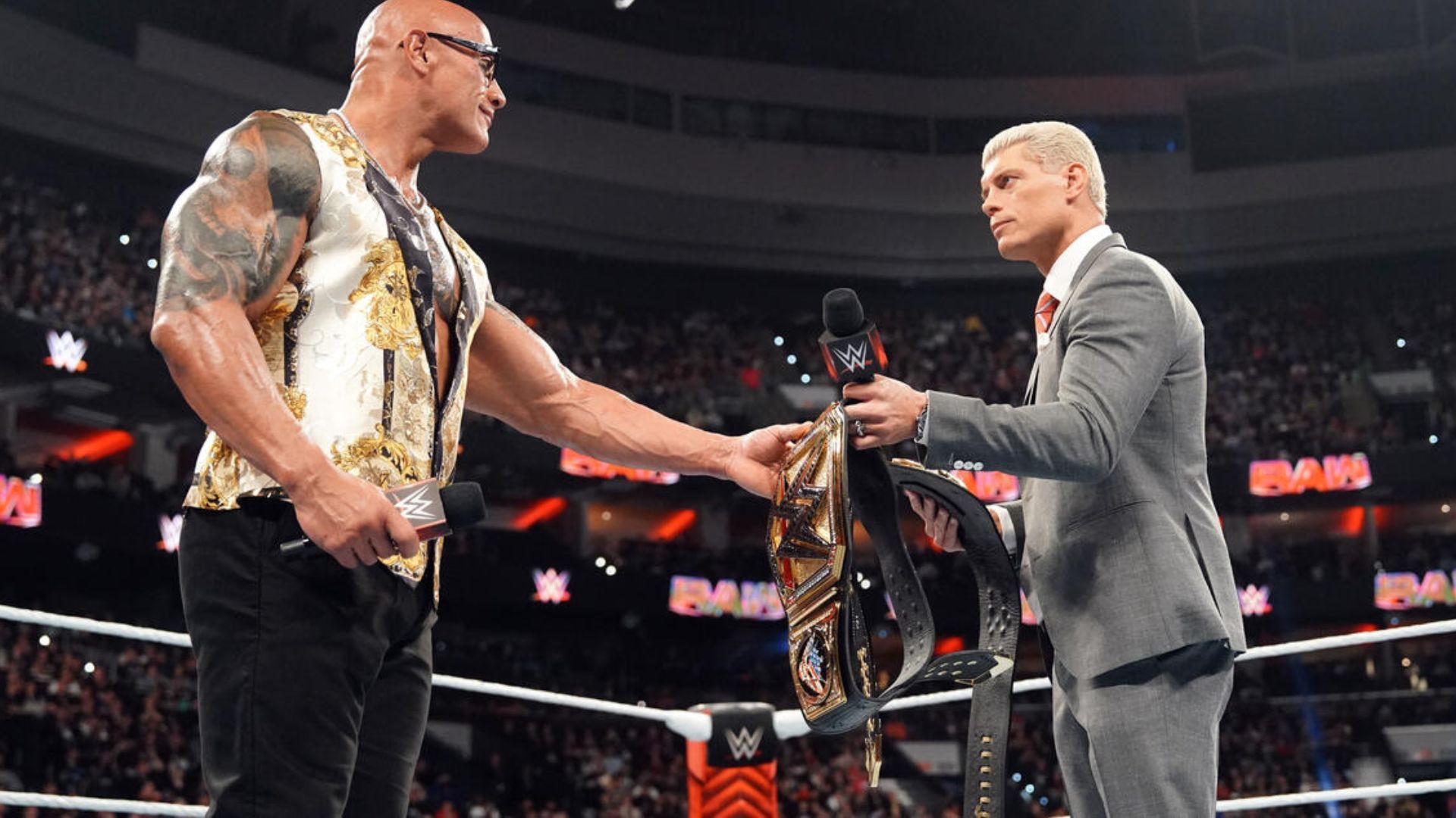 Cody Rhodes was confronted by The Rock on RAW this week [Image Source: WWE.com]