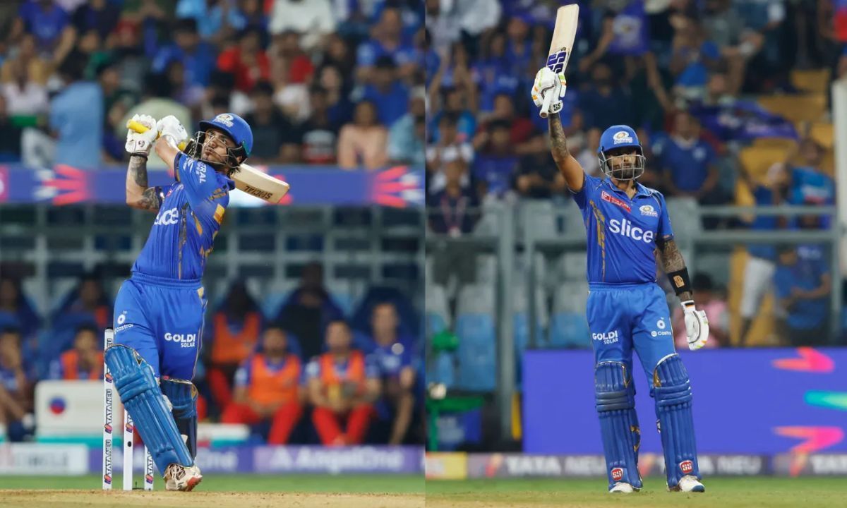 इशान किशन और सूर्यकुमार यादव ने RCB के गेंदबाजों की जमकर खबर ली (PICS: BCCI)