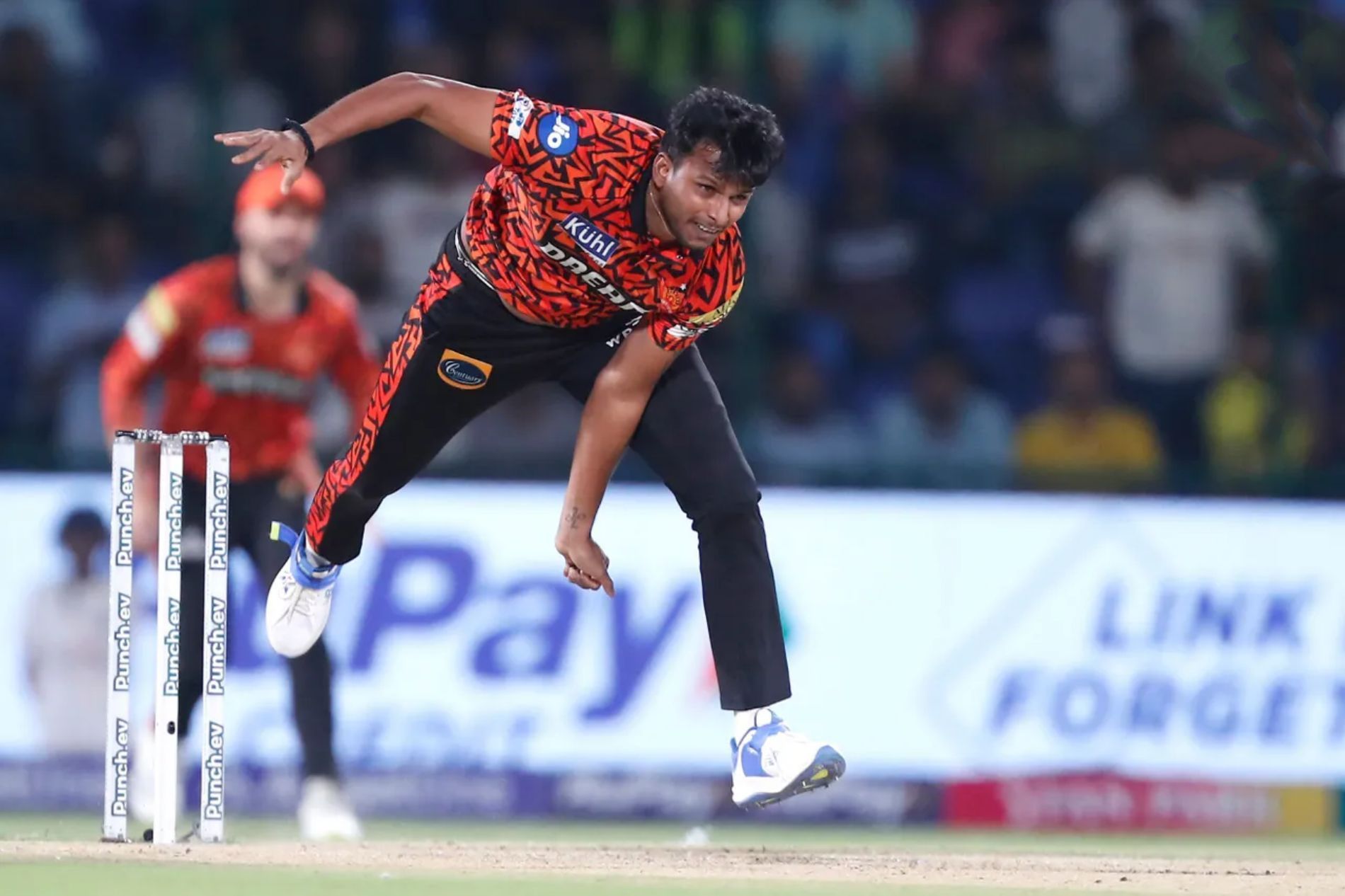 T Natarajan has been in fine form with the ball for Sunrisers Hyderabad. (Pic: BCCI/ iplt20.com)